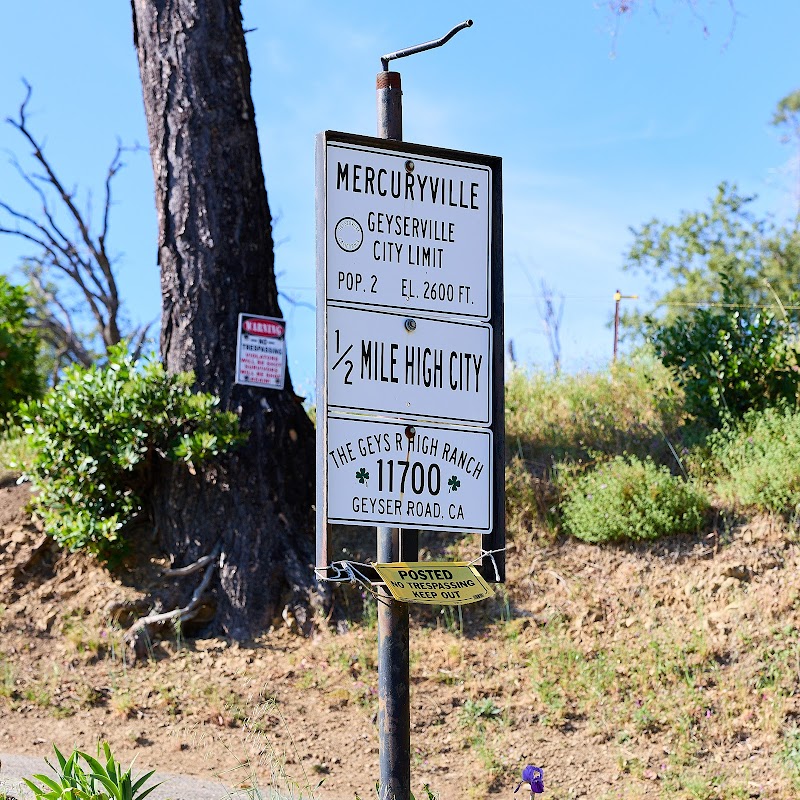 Photo of Mercuryville Sign