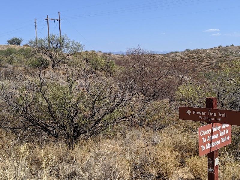 Photo of American Avenue Trailhead gated