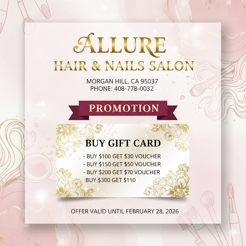 Photo of Allure Hair & Nails Salon Morgan Hill CA