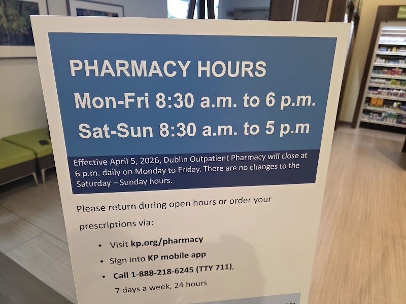 Pharmacy | Kaiser Permanente Dublin Medical Offices and Cancer Center photo 5