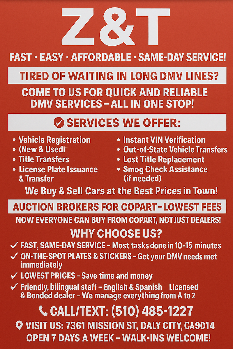 Photo of Z & T Auto Sales and DMV services