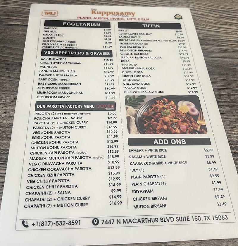 Kuppanna's Thiru Kuppusamy Unavagam - South Indian Restaurant photo 4