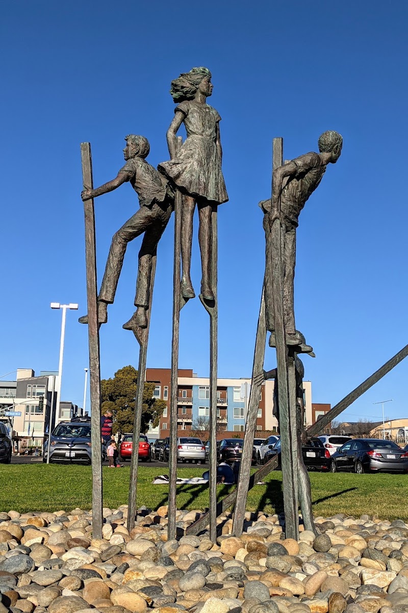 Photo of Children on Stilts