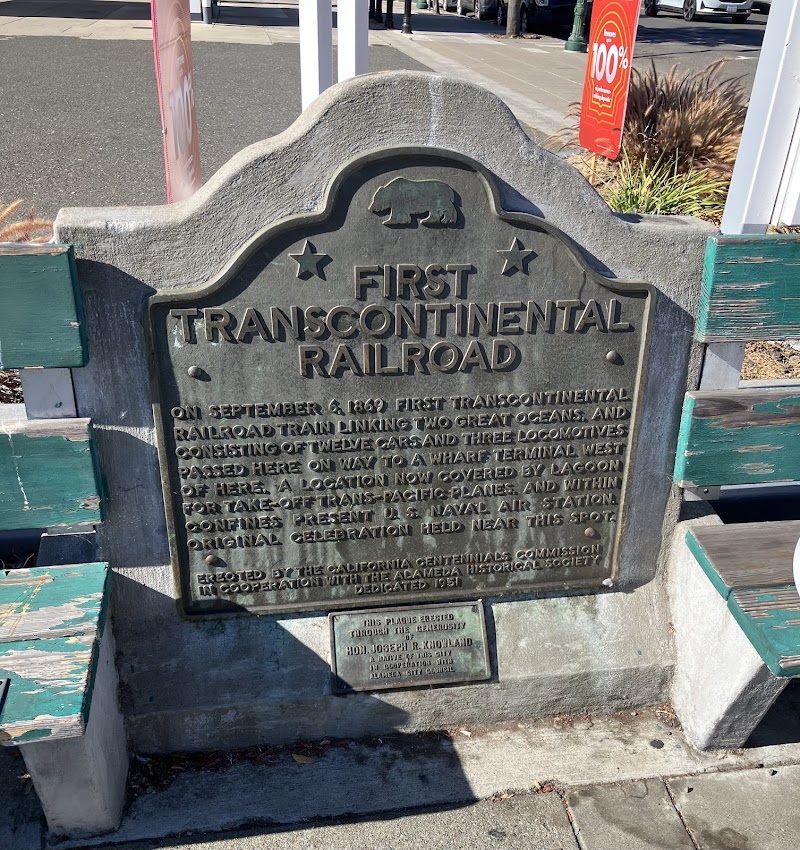 Photo of Transcontinental Railroad Terminus Historical Marker