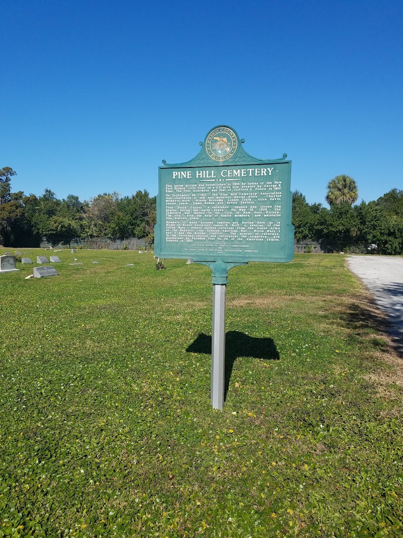 Photo of Pine Hill Cemetery Historical Marker