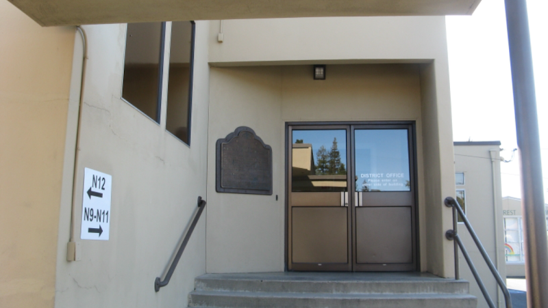 Photo of Site of First Public School in Castro Valley (California Historical Landmark No. 776)