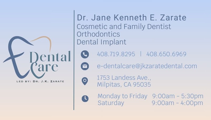 Dr. Jane Kenneth E. Zarate - E Dental Care Milpitas photo 5