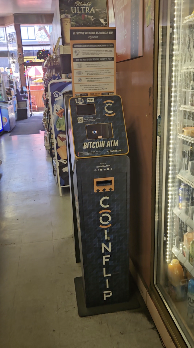 CoinFlip Bitcoin ATM - San Mateo Liquors (San Mateo) photo 4