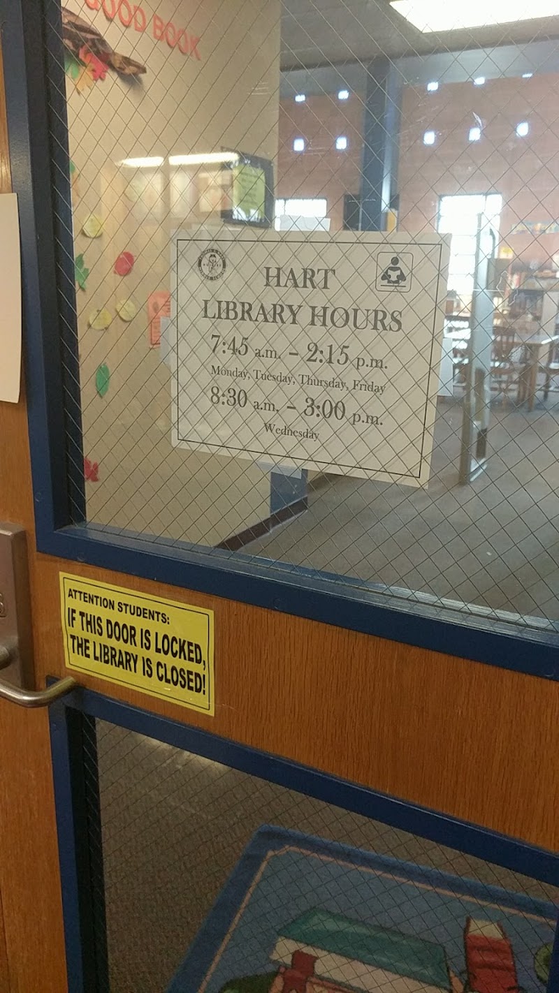 Photo of Hart Middle School Library