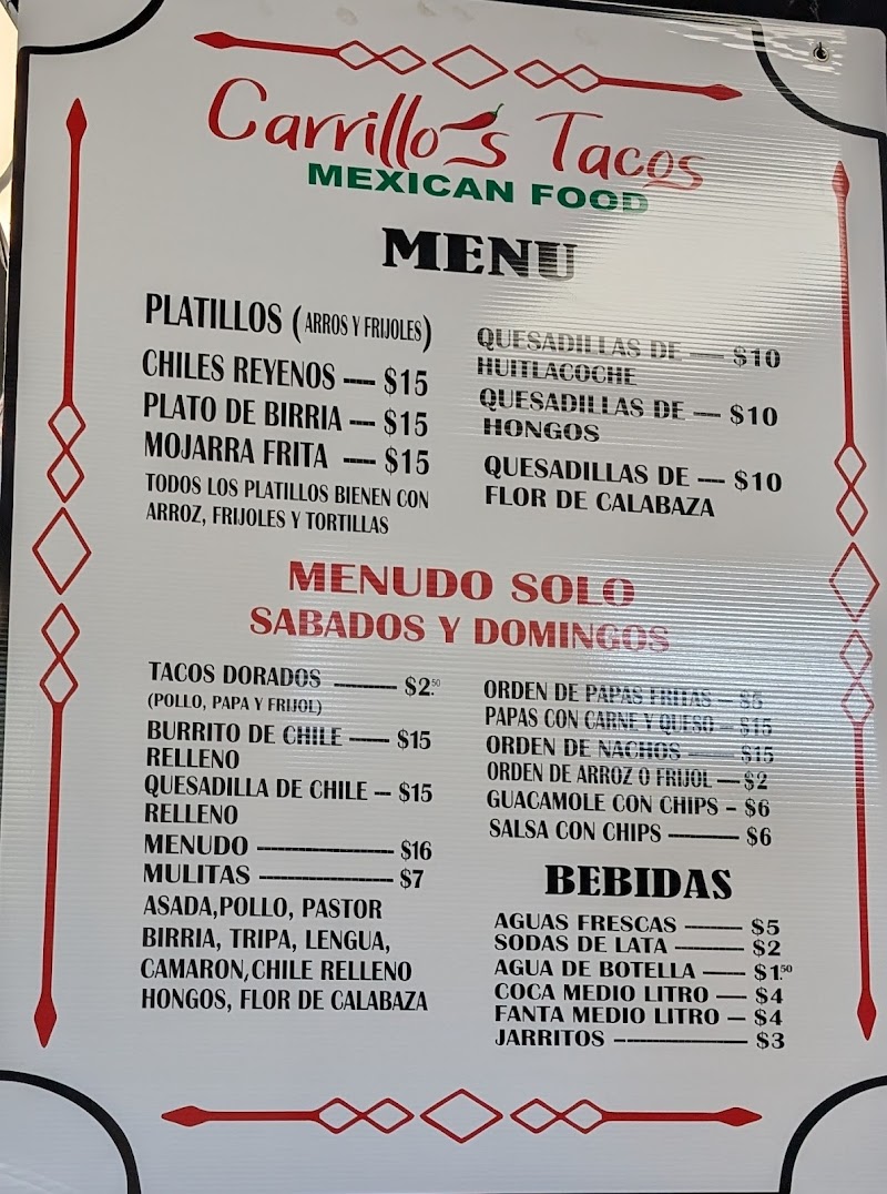 Carrillo's Tacos Mexican Food photo 2