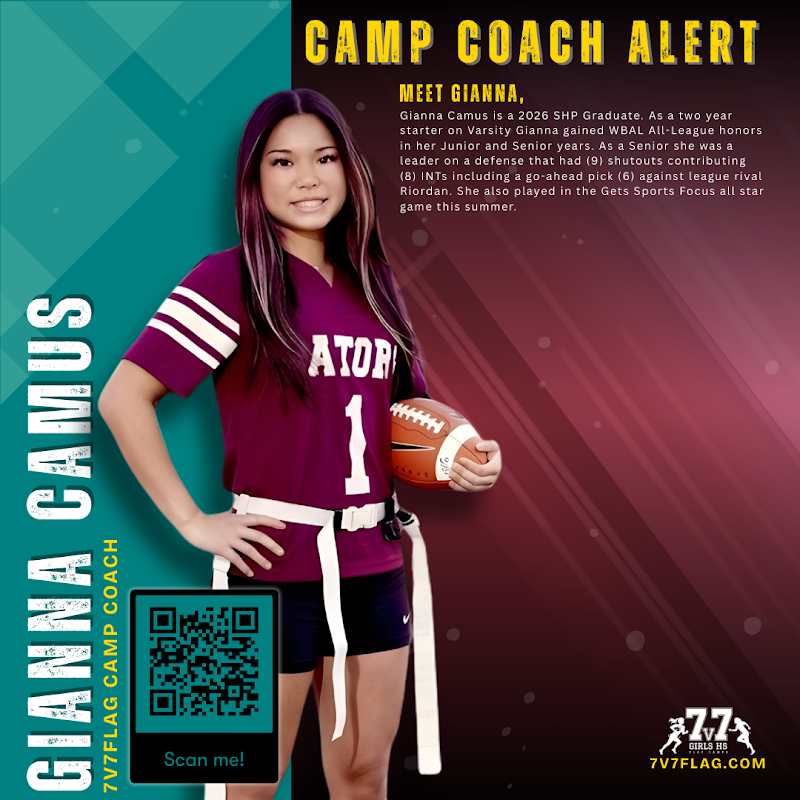 7v7Flag.com - Girls High School Flag Football Camps photo 3