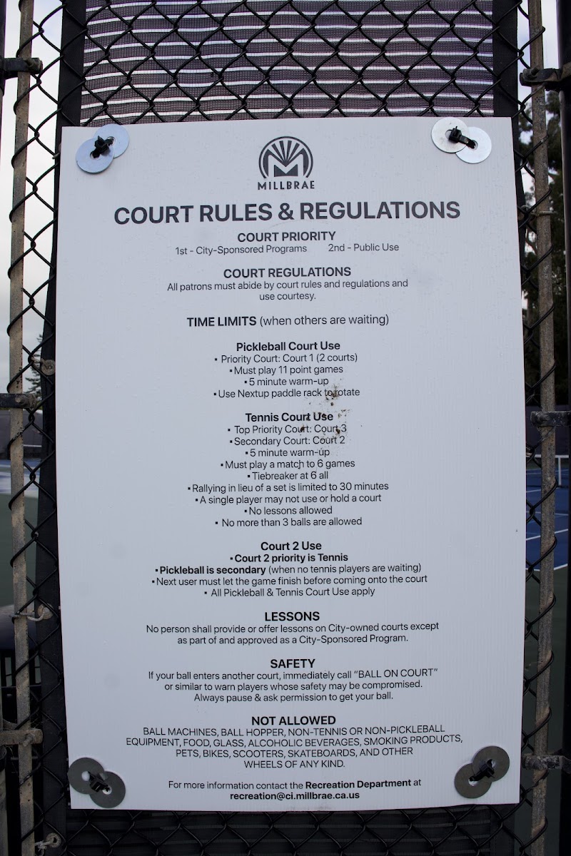 Photo of City of Millbrae Tennis & Pickleball Courts