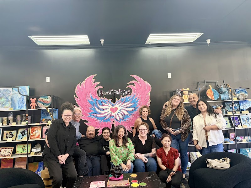 Makers Art Studio Danville- (formerly Hawaii Fluid Art) Painting lessons, Team Events, Kids Birthday Party, Art Studio photo 5
