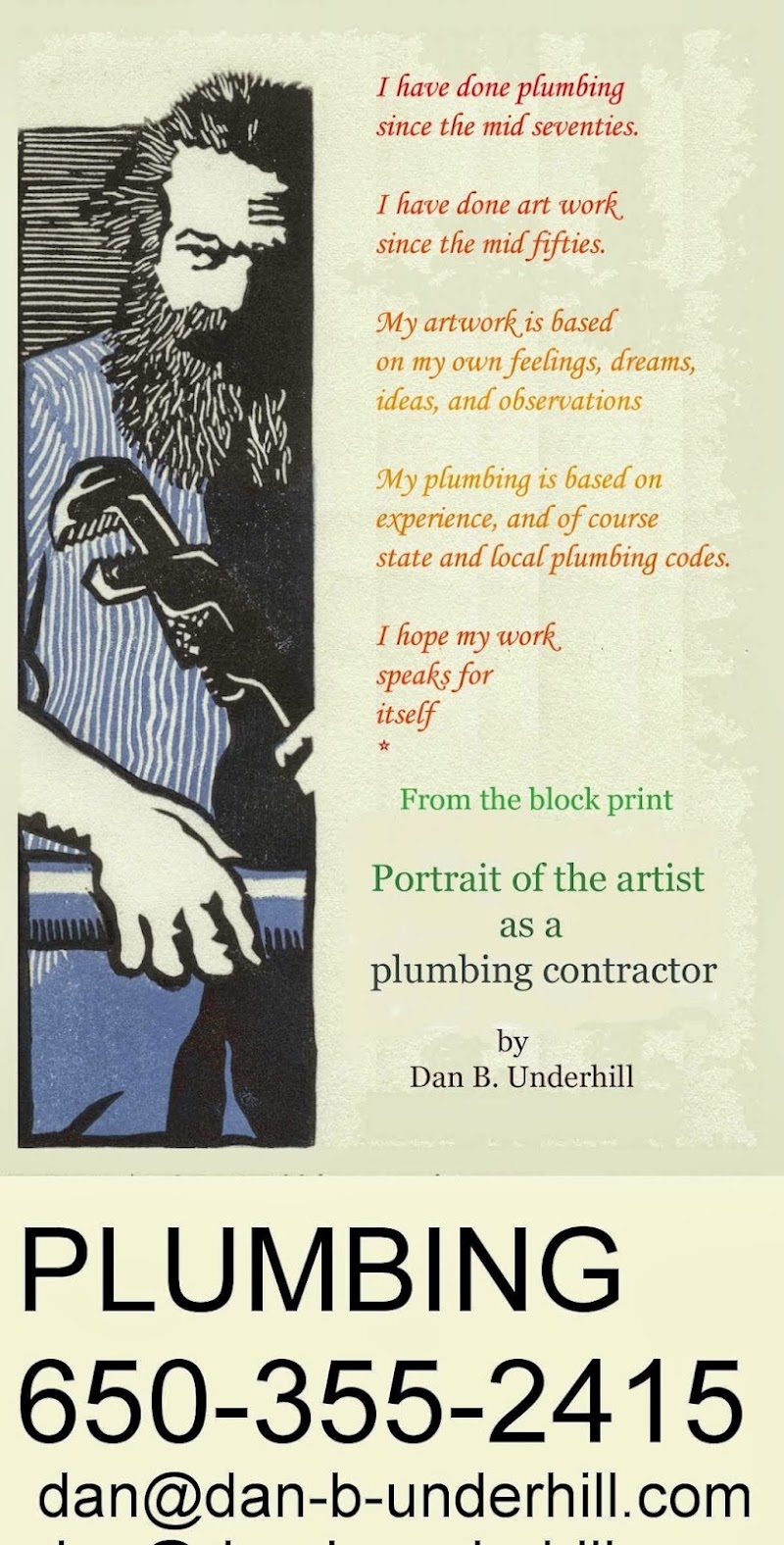Photo of Dan B. Underhill, Plumbing Contractor