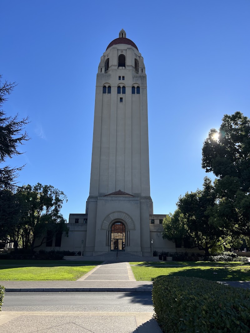 Photo of On Jane Stanford Way @ Hoover Tower