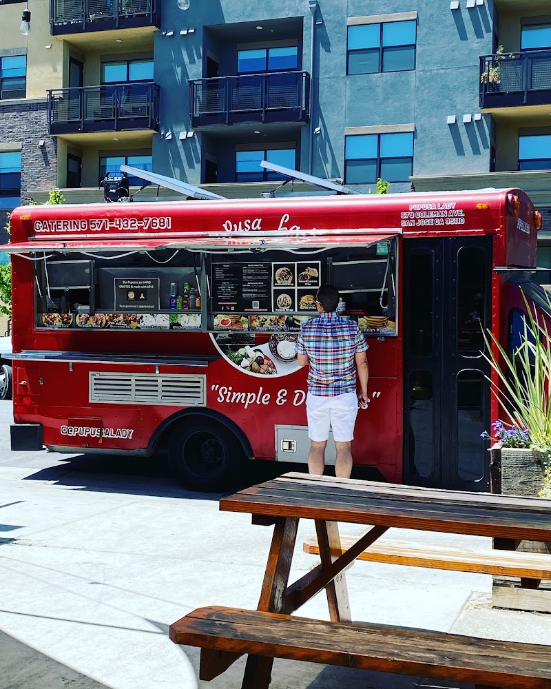 Photo of PUPUSA LADY Food Truck @ Running Shop & Hops