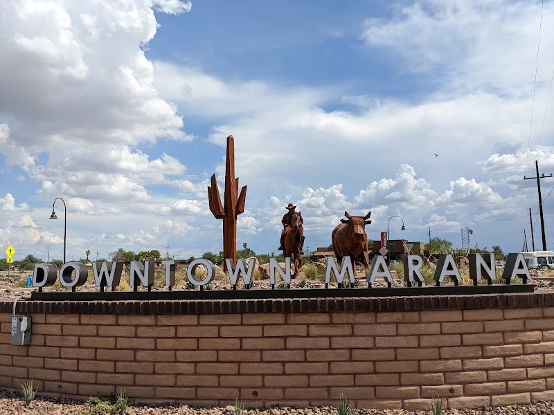 Downtown Marana Sign/Cowboy Statue photo 3