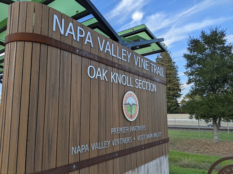 Photo of Napa Valley Vine Trail Trailhead at Redwood and Solano