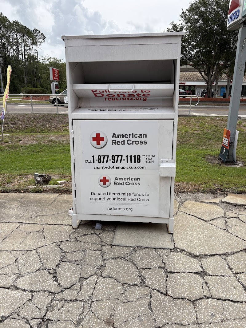 Clothing drop- off bin(Red Cross) photo 2