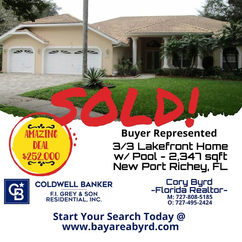Cory Byrd | Realtor | New Port Richey, Hudson, Spring Hill, & Surrounding Areas Real Estate photo 2