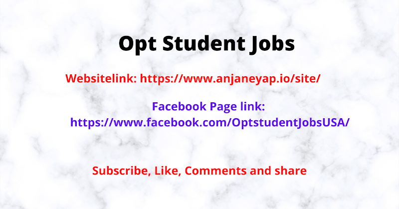 Photo of Opt Student Jobs