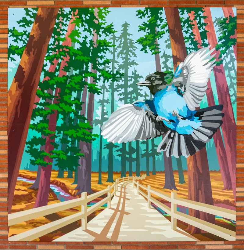 Photo of Mural Welcome to Redwood Grove
