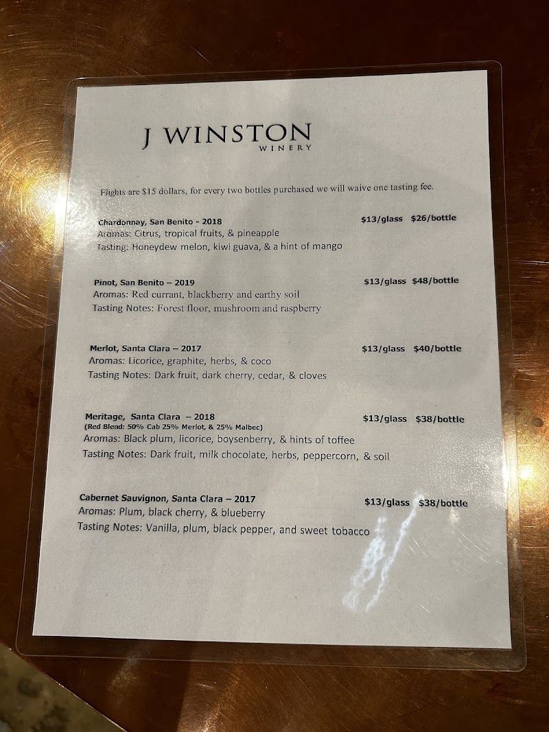 Photo of J Winston Winery