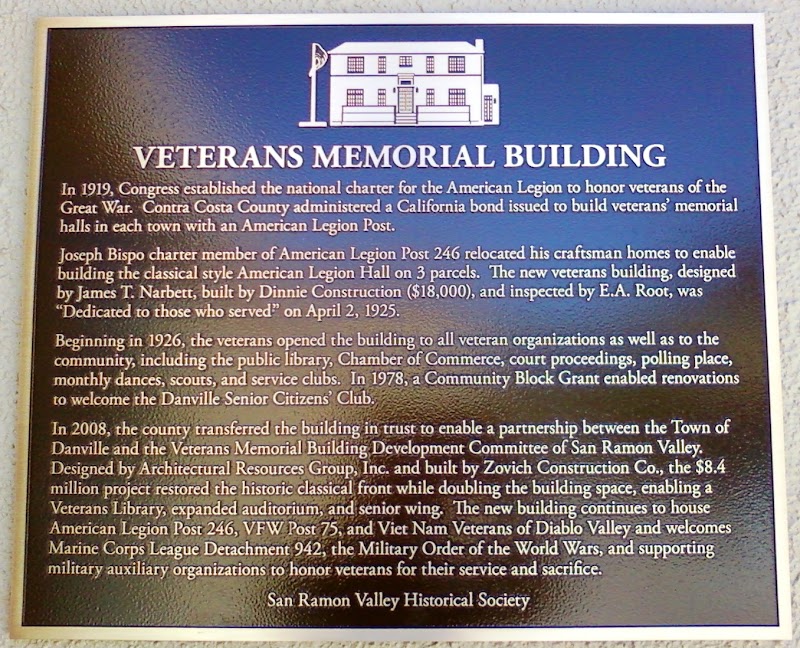 Photo of Veterans Memorial Building of San Ramon Valley