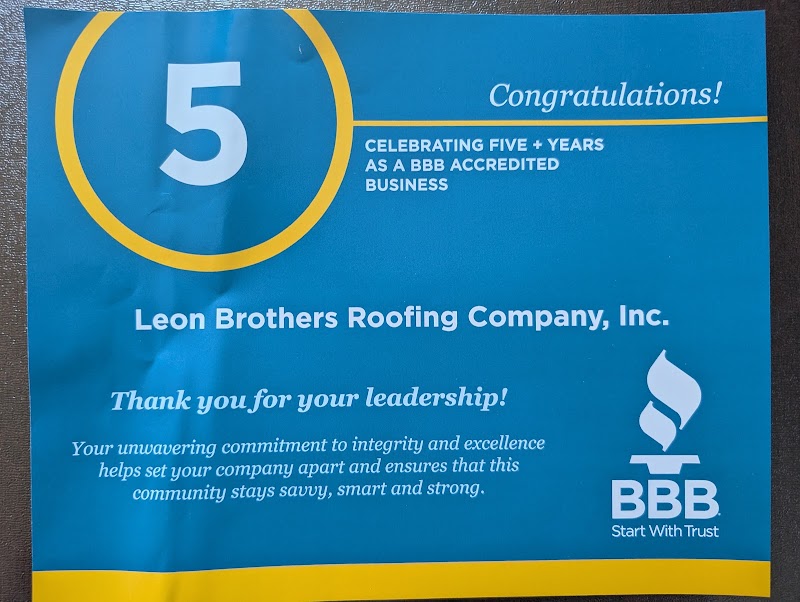 Photo of Leon Brothers Roofing Company