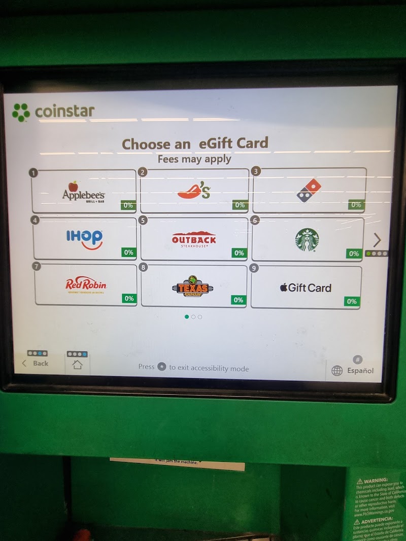 Coinstar Kiosk - Bitcoin ATM photo 3