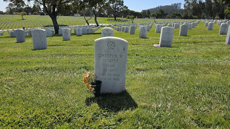 Photo of Fleet Admiral Chester Nimitz Gravesite