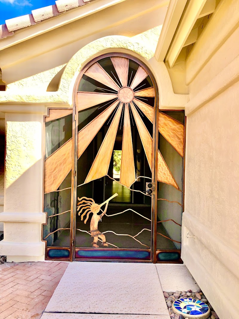 Copper corridor doors Apodaca Artistic Irons of Arizona photo 3
