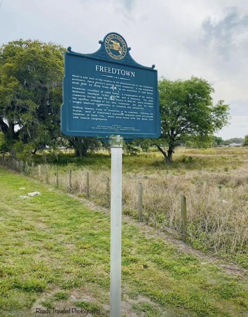 Photo of Freedtown Historical Marker