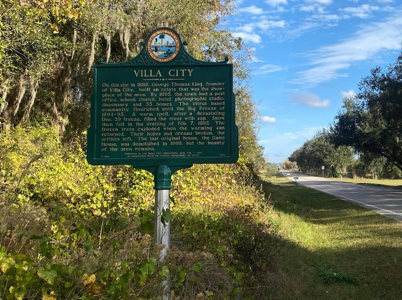 Photo of Villa City Historical Marker