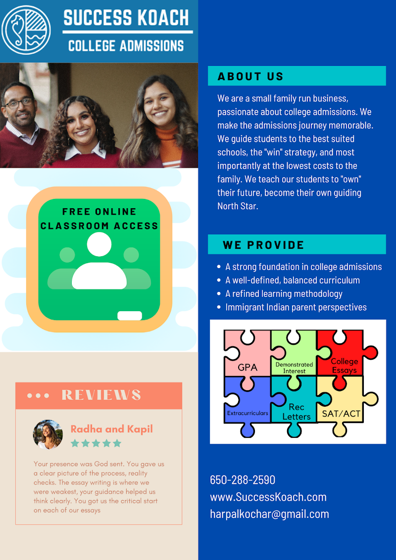 Success Koach College Admissions Counselor, Advisor & Tutor in California photo 3