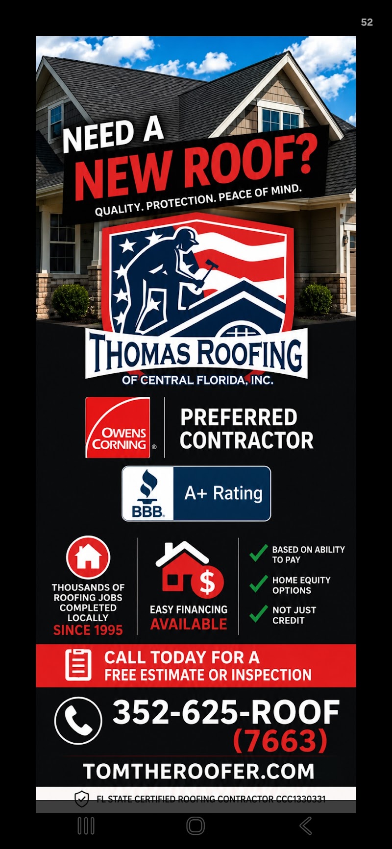 Thomas Roofing of Central Fl - Lady Lake Roofer photo 5